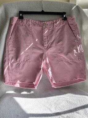 J. Crew 6" A4770 Utility Short | Pink Linen/Cotton Blend | Sz 6